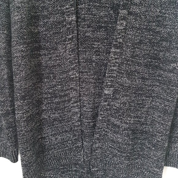 H&M Conscious Women Black/Gray Knit Cardigan, S - Picture 2 of 8